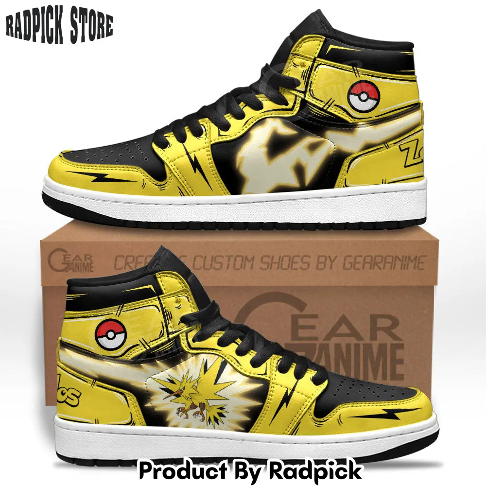Zapdos air jordan high top sneakers anime mn08  rp0400949